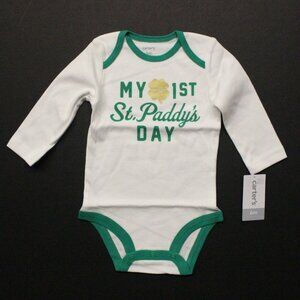 Carter's Baby "My Very 1st St. Paddy's Day" Bodysuit (119G300) Ivory - 6M